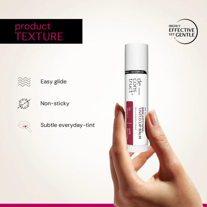 Brightening Tinted Lip Balm With SPF 50 For Dark Lips with 1% Vitamin C &amp; 0.1 Resorcinol (Pack of 2)