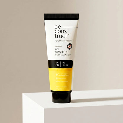 Gel Sunscreen for Oily Skin - SPF 50 PA++++(50 gm) | In-Vivo Tested