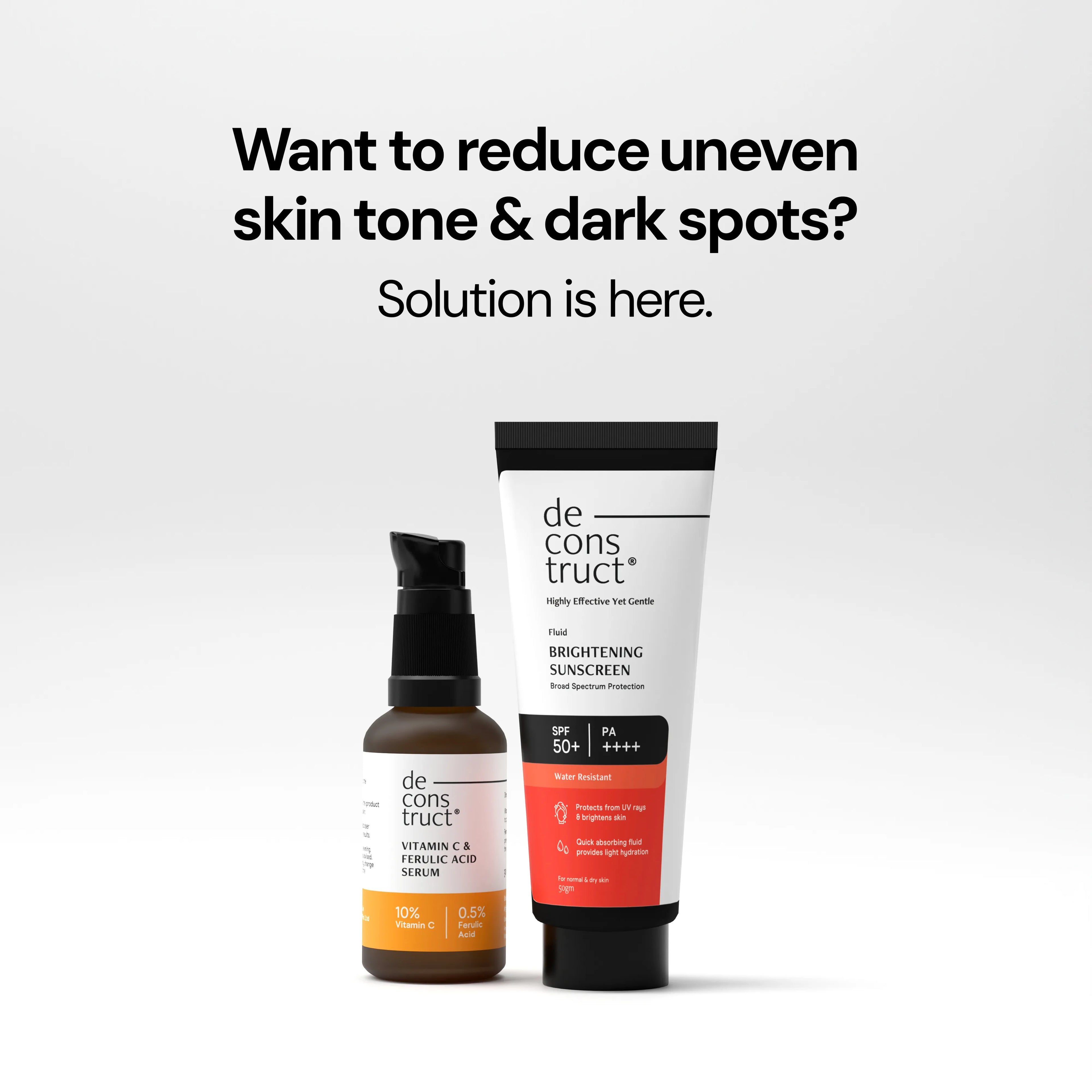 Brighten and Protect Duo - Vitamin C + Fluid Brightening Sunscreen