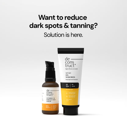 Bestseller Combo - Vitamin C Serum + Gel Sunscreen