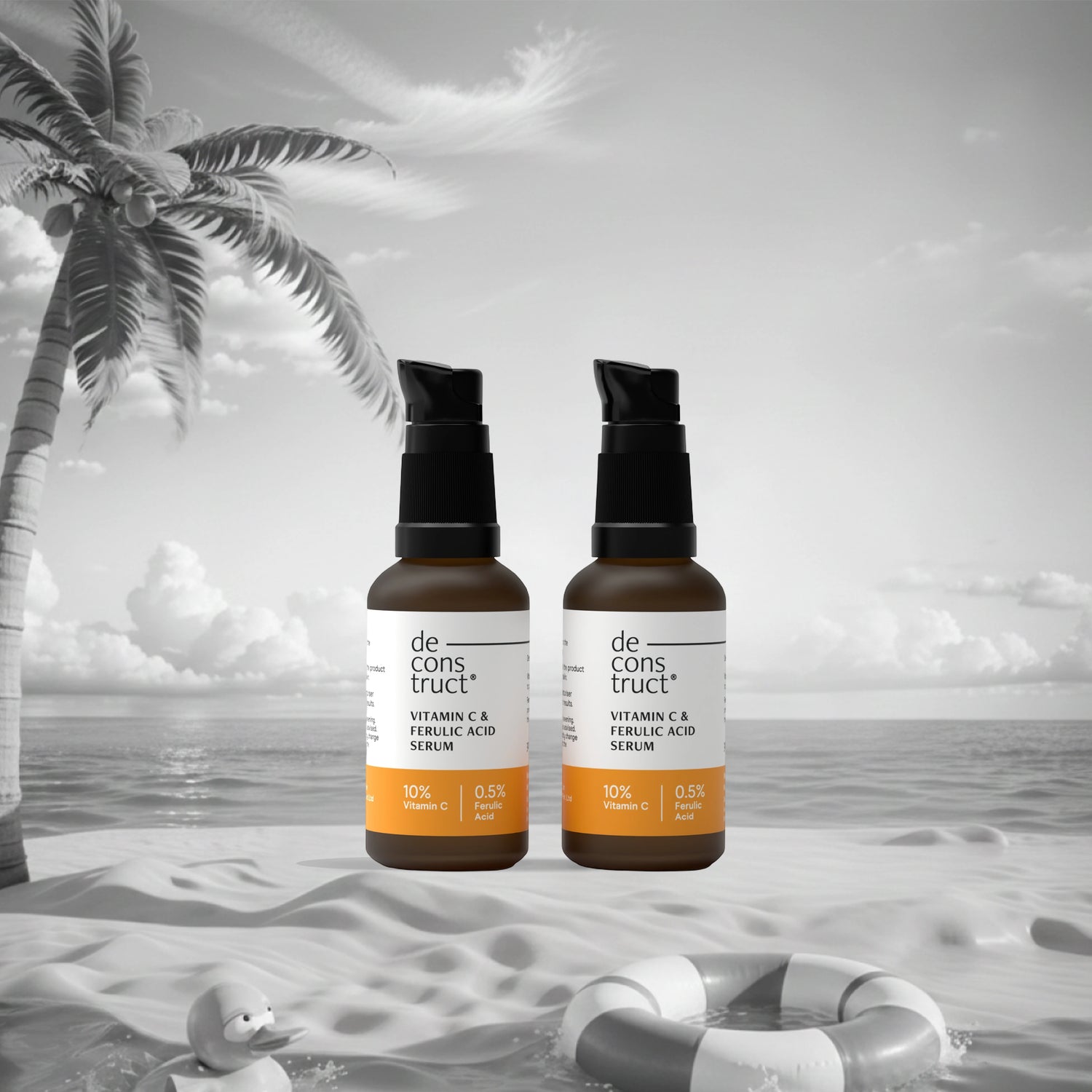 Vitamin C Serum Combo For Face  - 10% Vitamin C + 0.5 % Ferulic Acid