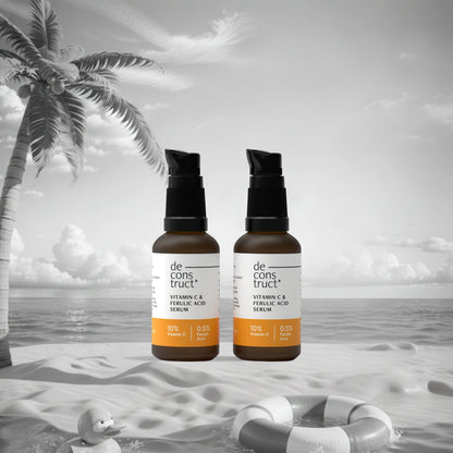 Vitamin C Serum Combo For Face  - 10% Vitamin C + 0.5 % Ferulic Acid