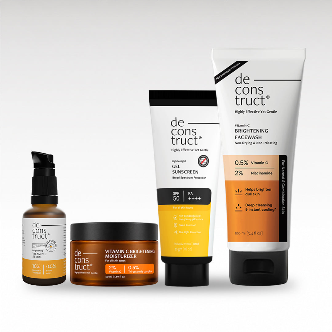 Skin Brightening Routine Kit For Dull Skin | Top Best Selling Bright Skincare Routine for Men &amp; Women