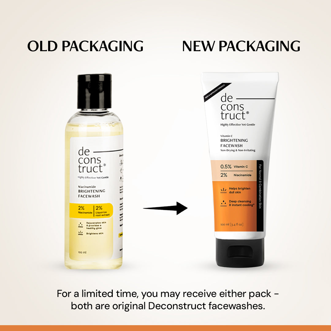 Daily Radiance Boosting Duo- Brightening Face Wash + Brightening Face Moisturiser
