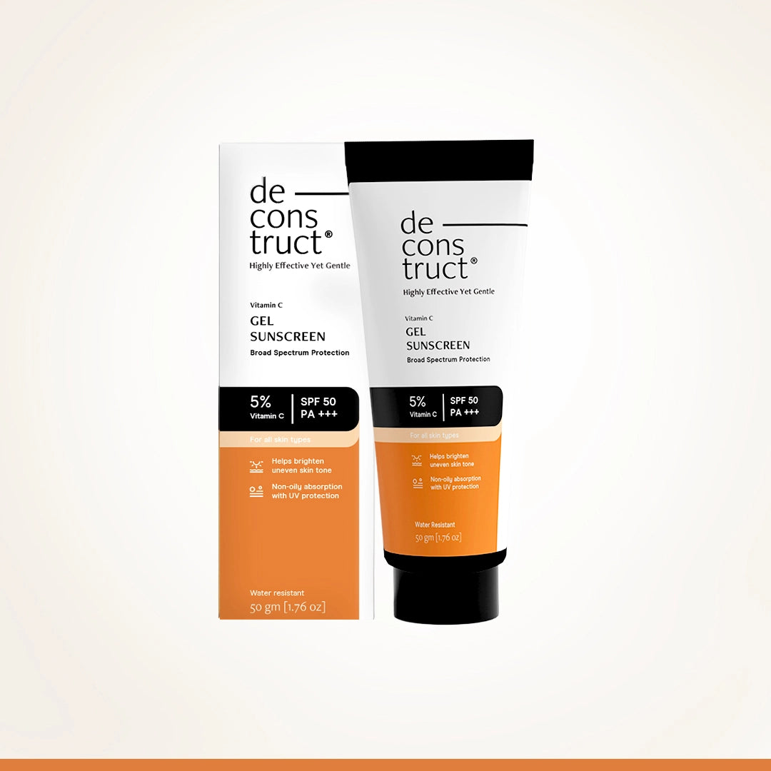 5% Vitamin C Gel Sunscreen - SPF 50 and PA+++ | In-Vivo Tested