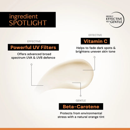 5% Vitamin C Gel Sunscreen -  SPF 50 and PA+++ | In-Vivo Tested