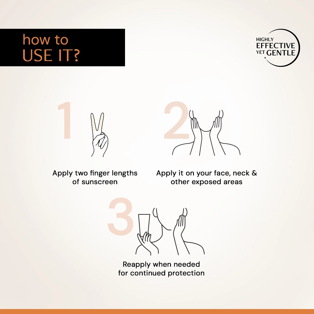 5% Vitamin C Gel Sunscreen -  SPF 50 and PA+++ | In-Vivo Tested