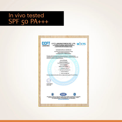 5% Vitamin C Gel Sunscreen -  SPF 50 and PA+++ | In-Vivo Tested