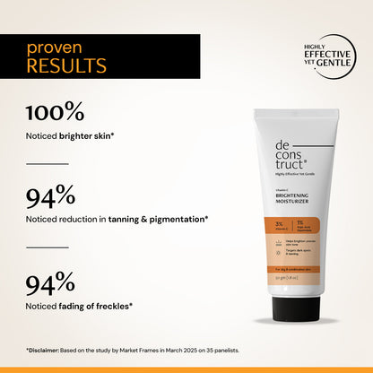 Brightening Moisturizer- 3% Vitamin C + 1% Kojic Acid Dipalmitate