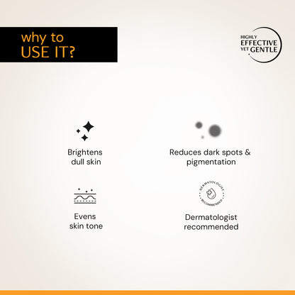 Brightening Moisturizer- 3% Vitamin C + 1% Kojic Acid Dipalmitate