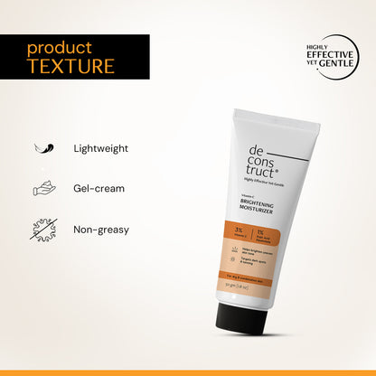 Brightening Moisturizer- 3% Vitamin C + 1% Kojic Acid Dipalmitate