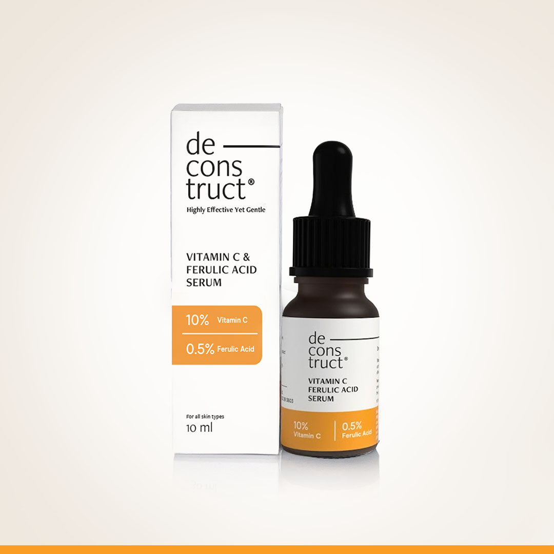 10% Vitamin C serum (10ml)| Clinically Tested, Non-Irritating| Brightens & Evens Tone | For Oily Skin