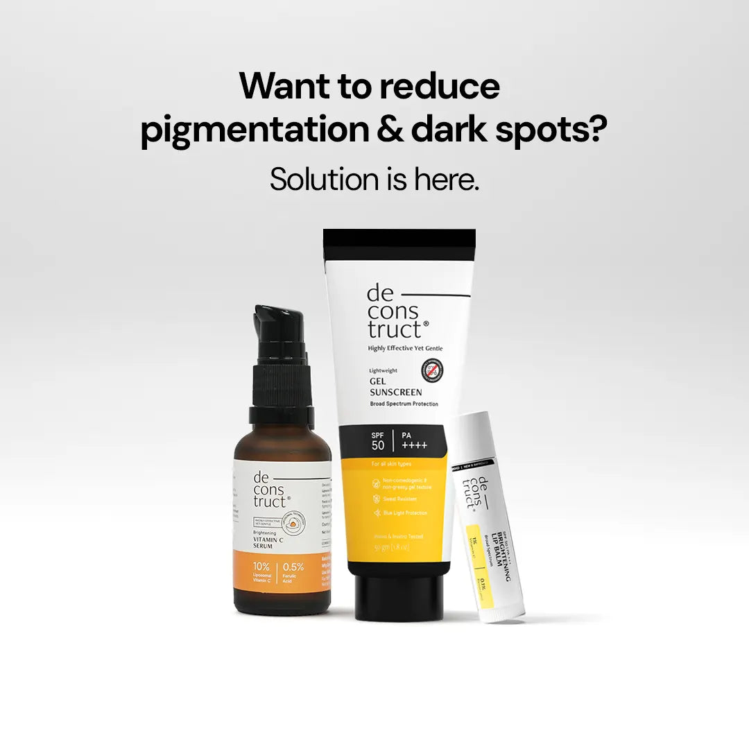 Daily Brightening Shield Trio - Vitamin C Serum + Gel Sunscreen + Brightening Lip Balm