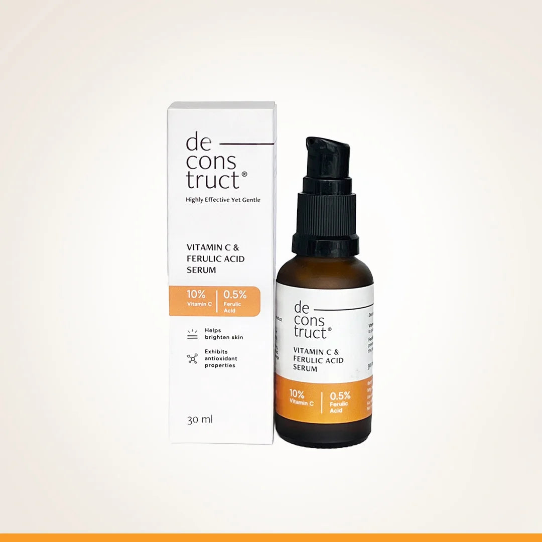 Vitamin C and Ferulic Acid serum for brightening and antioxidant protection