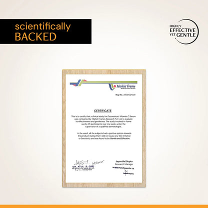 Deconstruct vitamin C serum dermatologically tested under clinical conditions