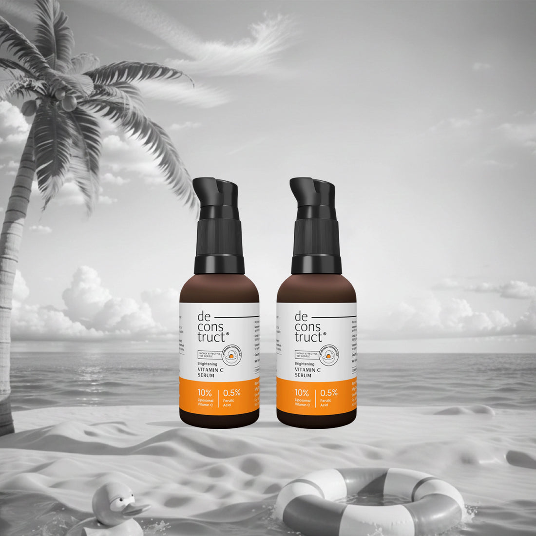 Vitamin C Serum Combo For Face - 10% Liposomal Vitamin C + 0.5 % Ferulic Acid