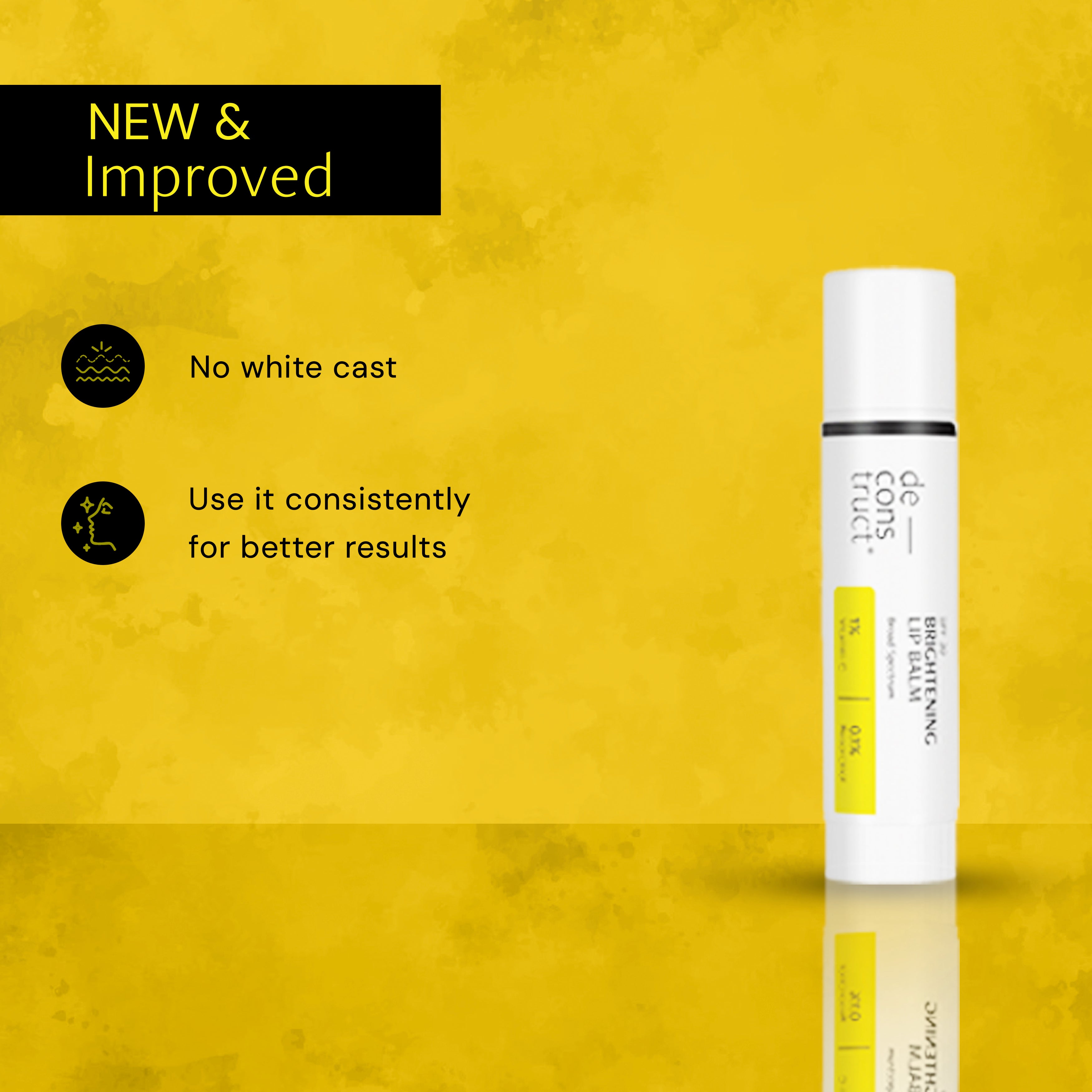 Brightening Lip Balm with SPF 30 - 1% Vitamin C + 0.1% Resorcinol