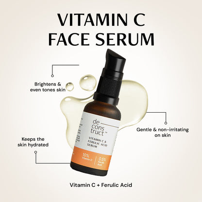 Bestseller Trio: Fluid Brightening Sunscreen + Vitamin C Serum + Brightening Lip Balm