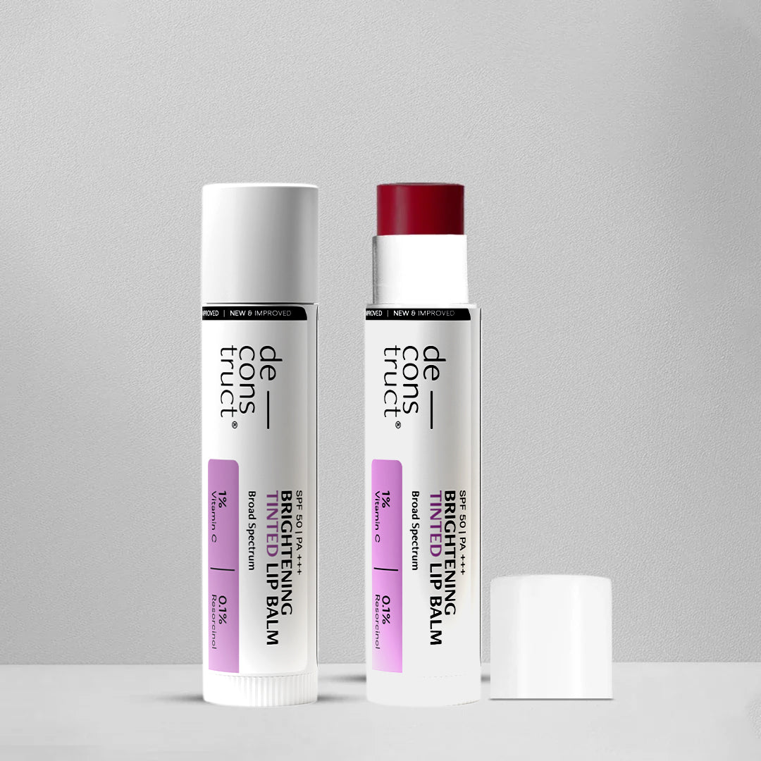 Brightening Tinted Lip Balm with 1% Vitamin C &amp; 0.1 Resorcinol SPF 50 (Pack of 2)