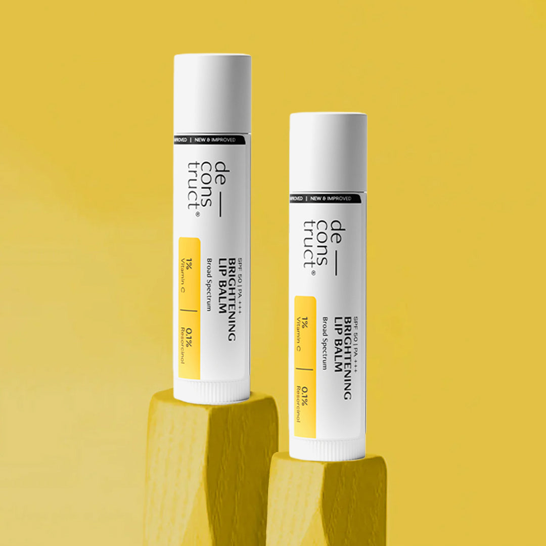 Brightening Lip Balm With SPF - 1% Vitamin C + 0.1% Resorcinol  (Pack of 2)