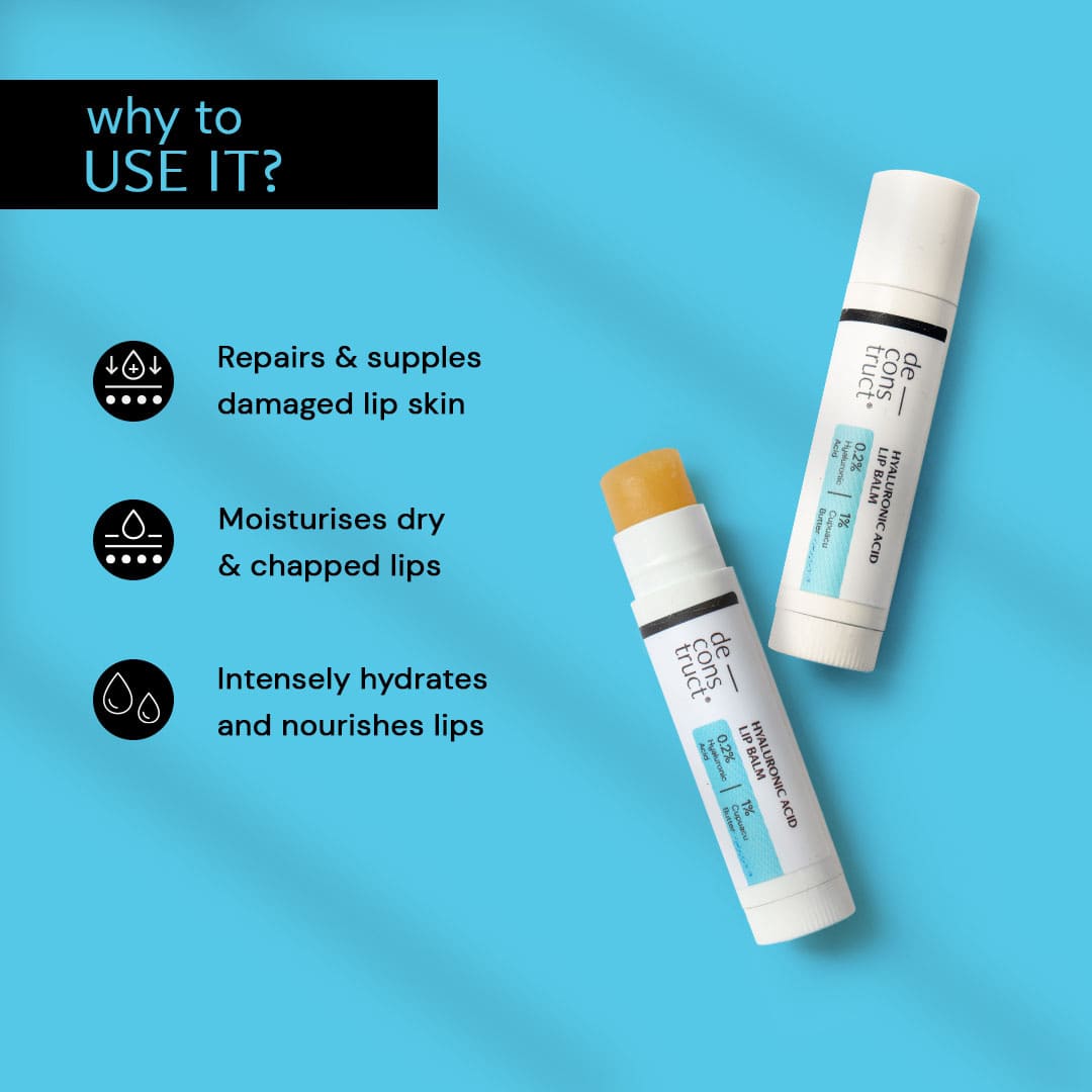 Why to use hyaluronic acid hydrating lip balm