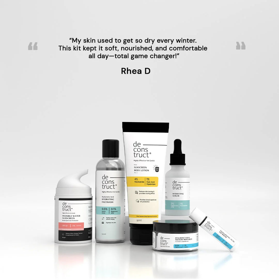 Winter Skincare Routine Kit For Men &amp; Women | Dermat Approved