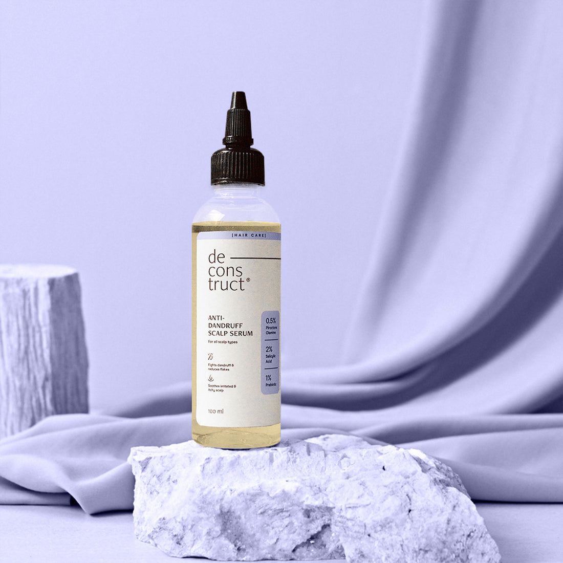 Anti Dandruff Serum for Scalp - 0.5% Piroctone Olamine + 2% Salicylic acid + 1% Prebiotic