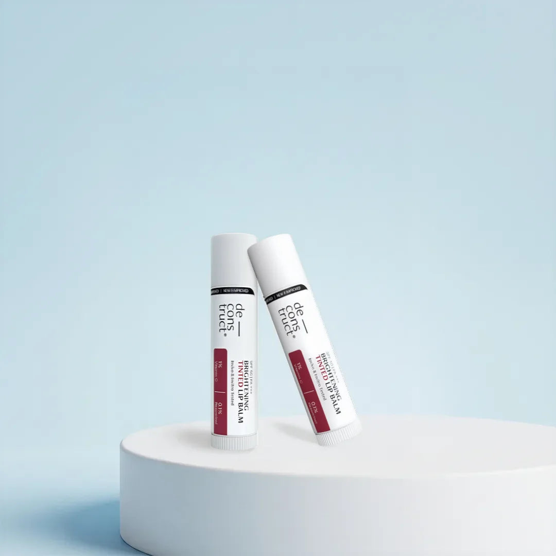 Brightening Tinted Lip Balm With SPF 50 For Dark Lips with 1% Vitamin C & 0.1 Resorcinol (Pack of 2)