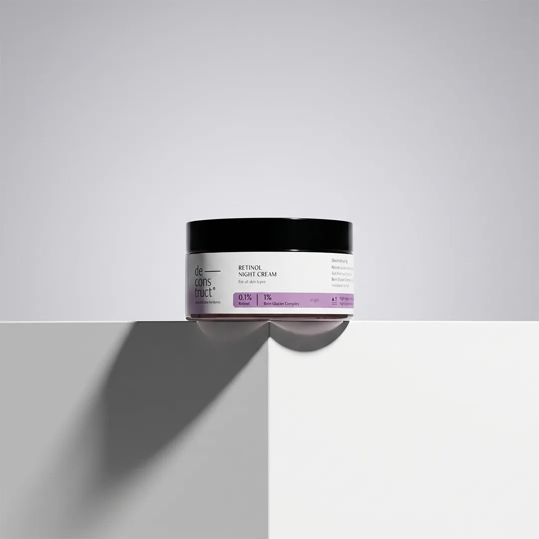 Retinol night cream - 0.1% Retinol + 1% Beta-Glucan Complex