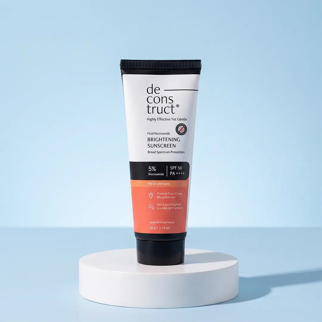 Fluid Brightening Sunscreen SPF 50 PA++++ | 5% Niacinamide | In Vivo Tested | All Skin Types