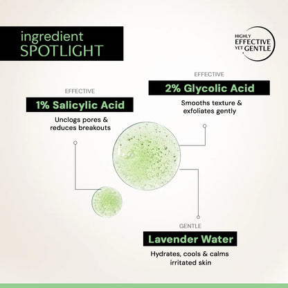 Salicylic Acid Body Wash - 1% salicylic acid + 2% glycolic acid | Fights body acne