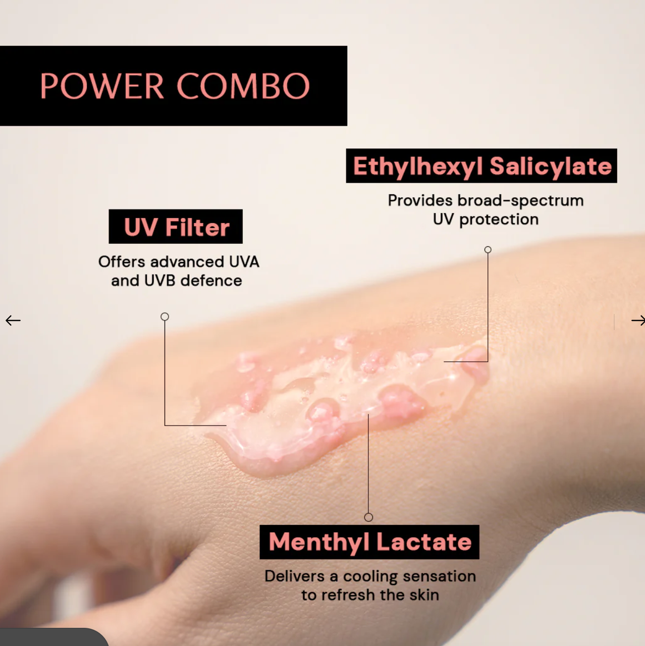 Invisible Water Sunscreen SPF 50 PA+++ | Instant Cooling &amp; Freshness | Upto 80 Min Water-Resistant