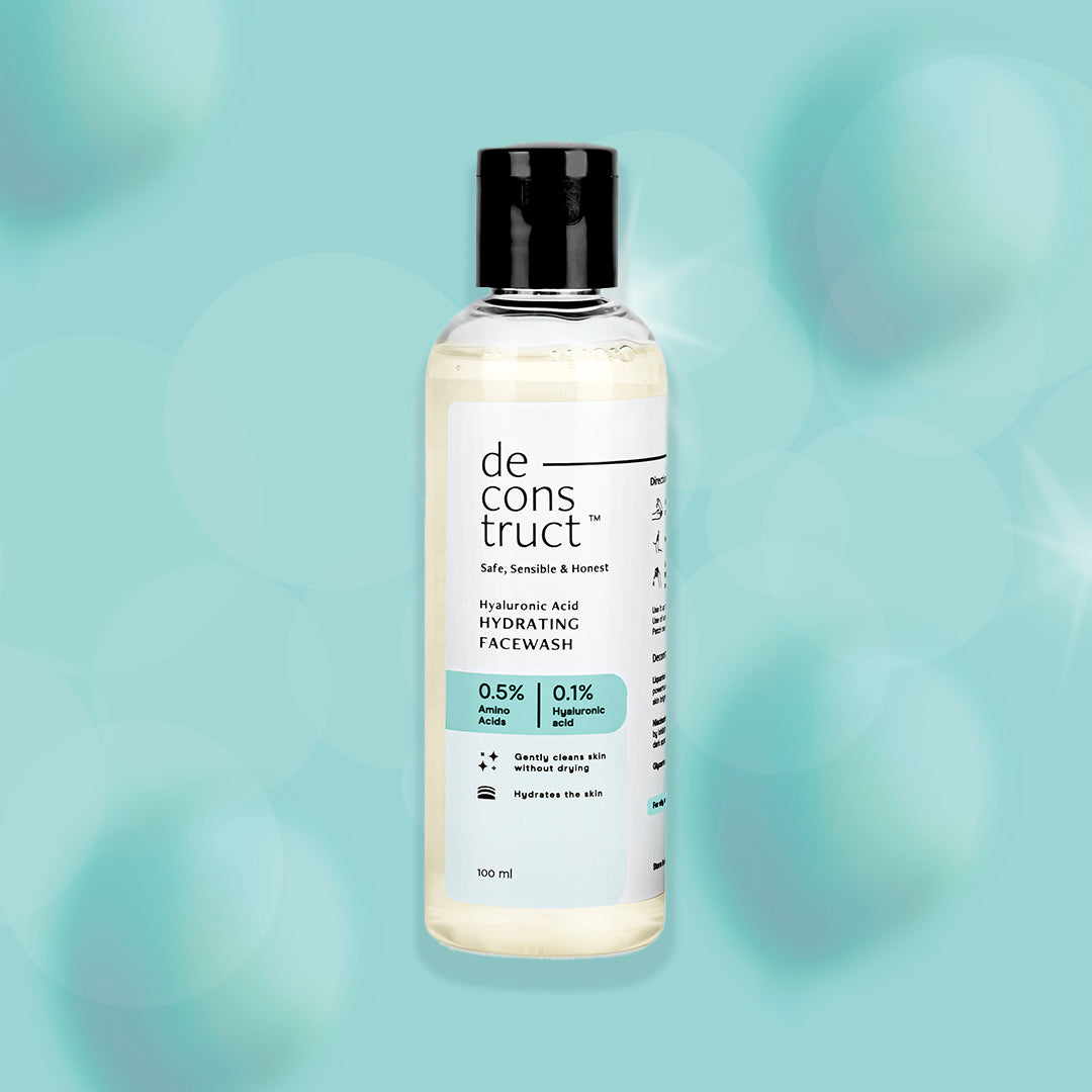 Hyaluronic Acid Hydrating Face Wash - 0.5% Amino Acids + 0.1% Hyaluronic acid