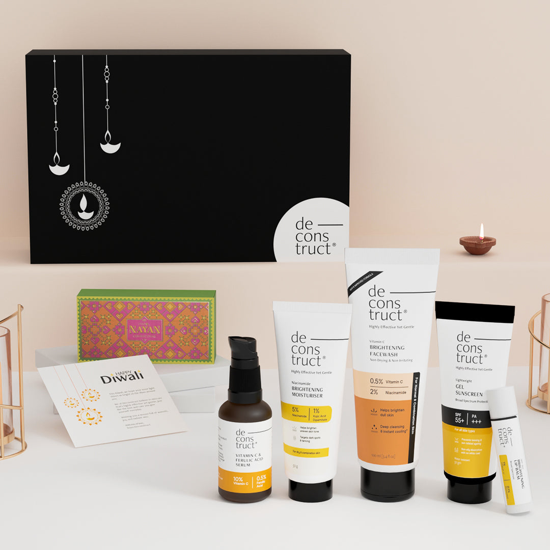 Diwali Brightening Hamper | Gift Box for Family and Friends | Deconstruct X Phool