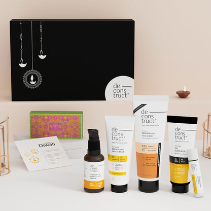 Diwali Brightening Hamper | Gift Box for Family and Friends | Deconstruct X Phool