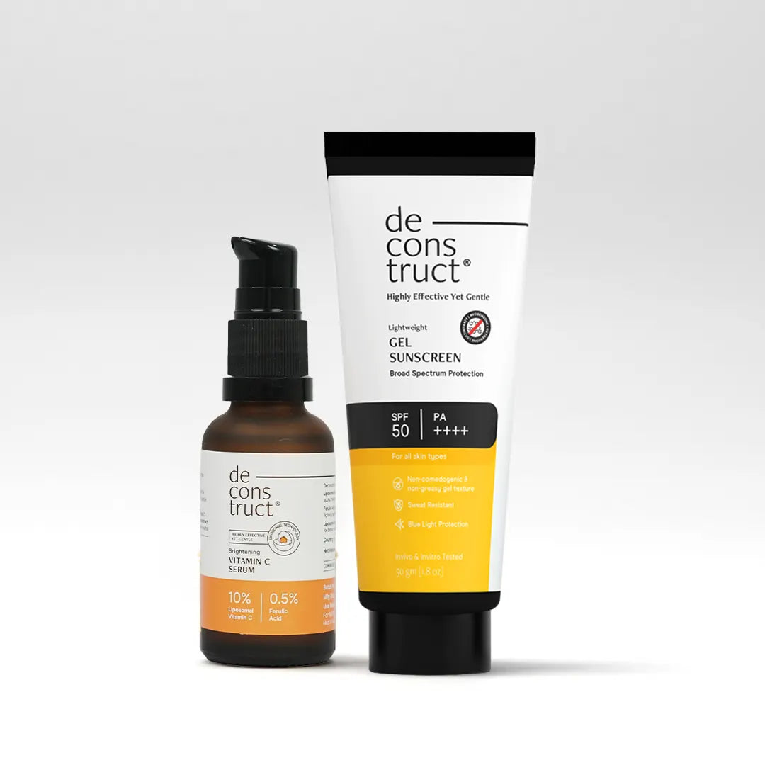 Bestseller Combo - Vitamin C Serum + Gel Sunscreen