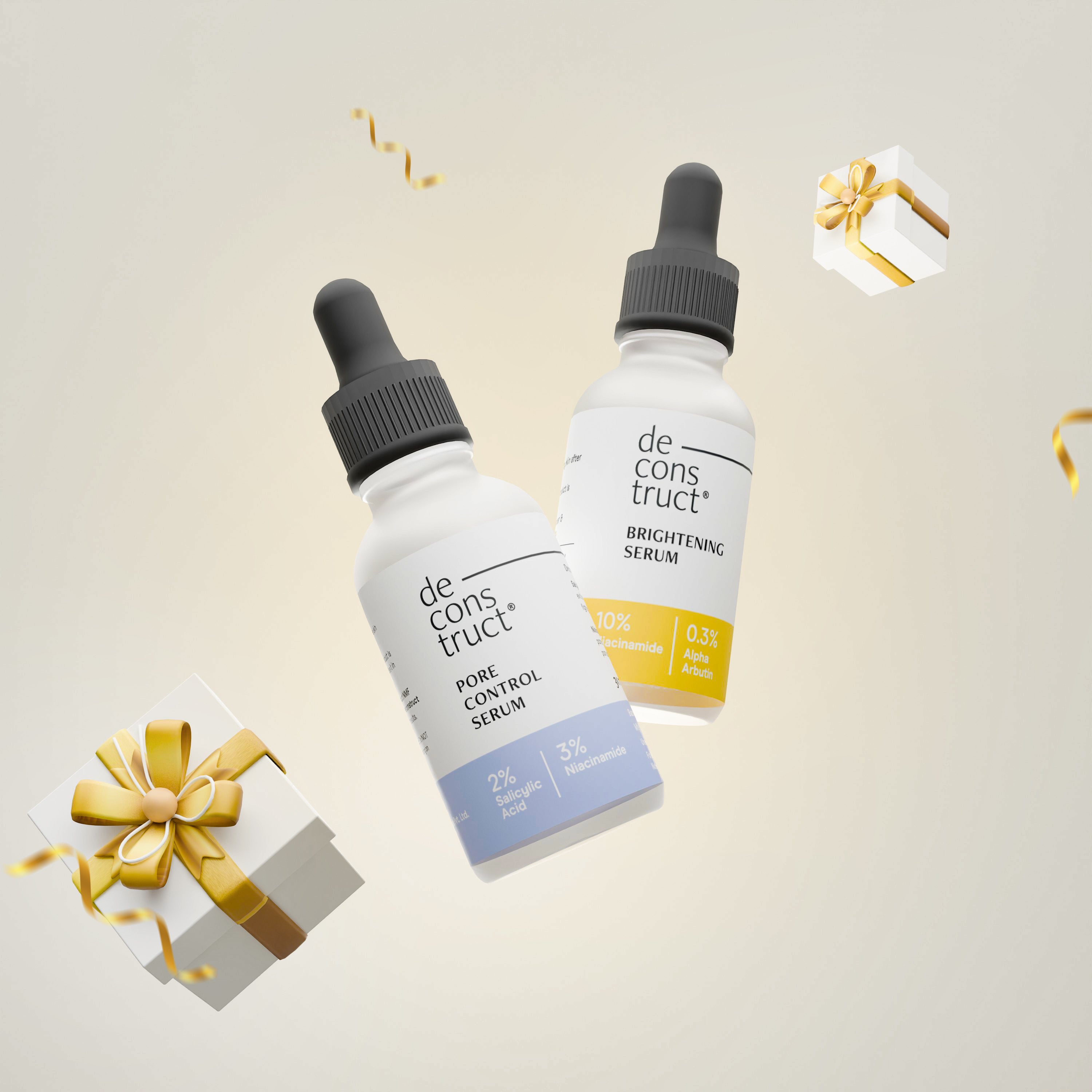 Oil Control Duo - Pore Control Serum + Brightening Serum