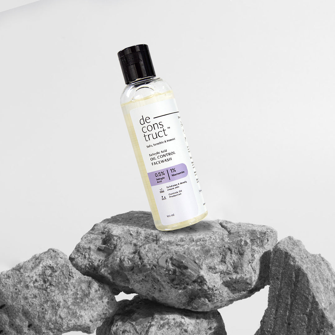 Salicylic Acid Oil Control Face Wash For Oily Skin - 0.5% Salicylic acid and 1% Niacinamide