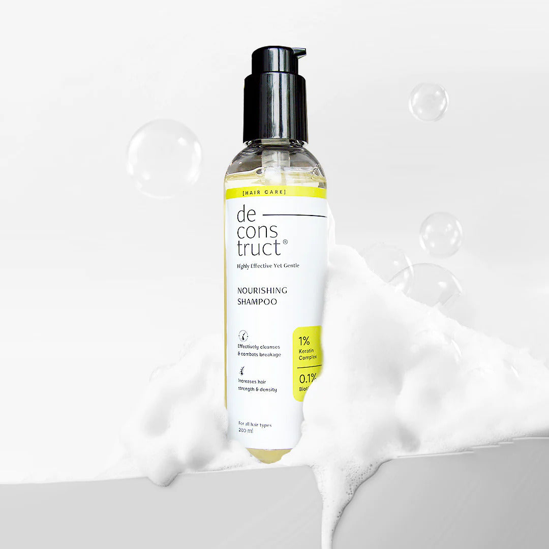 Nourishing Shampoo - 1% Keratin Complex + 0.1% Biotin – thedeconstruct