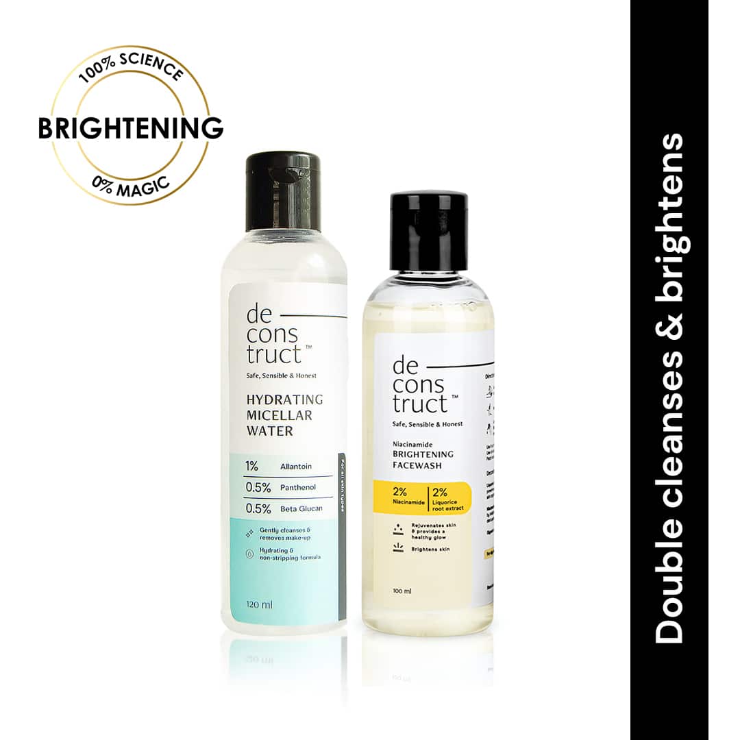 Buy Daily Double Cleansing Duo Hydrating Micellar Water + Brightening