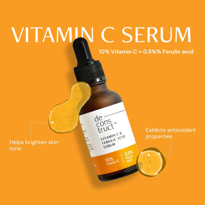 Detan Duo - Vitamin C Serum + Beginners Exfoliating Serum - thedeconstruct