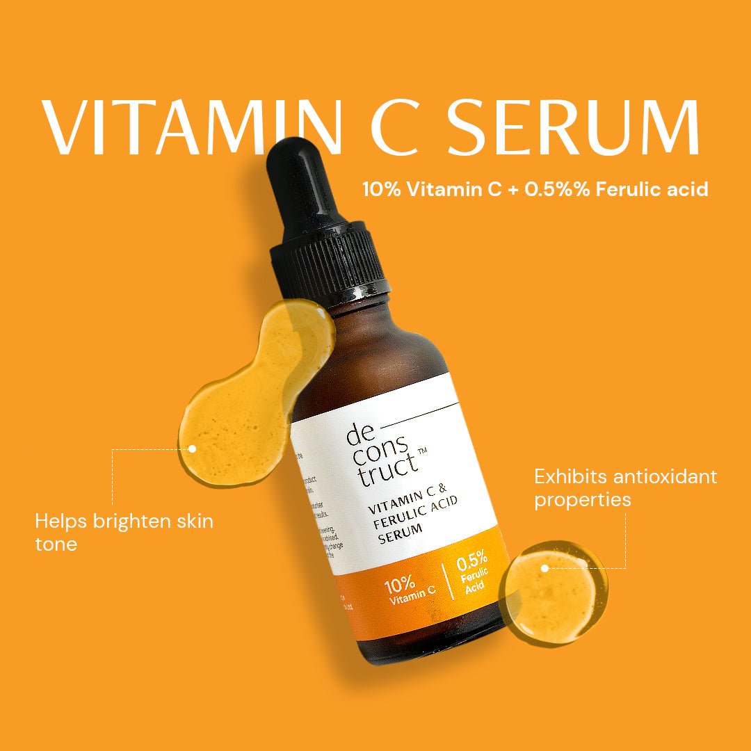Vitamin c serum for bright skin tone and glow
